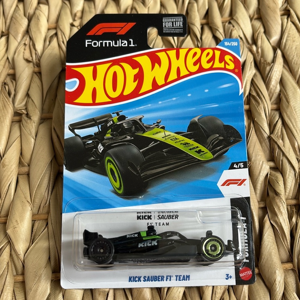 Kick Sauber F1 Team Hot Wheels Formula1 Racing Car Hotwheels Formula 1 Racer 🆕